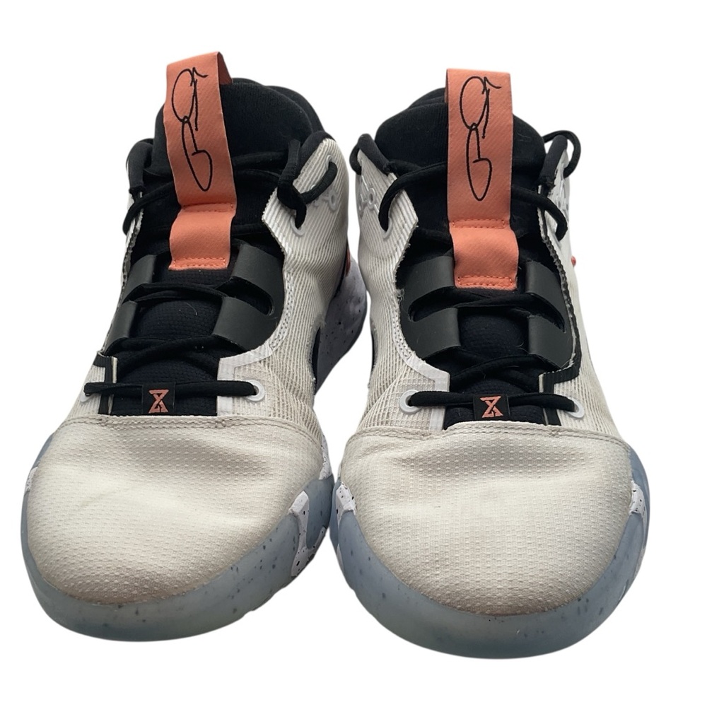 Nike Gray and Orange Athletic‎ Shoes with Traction Sole